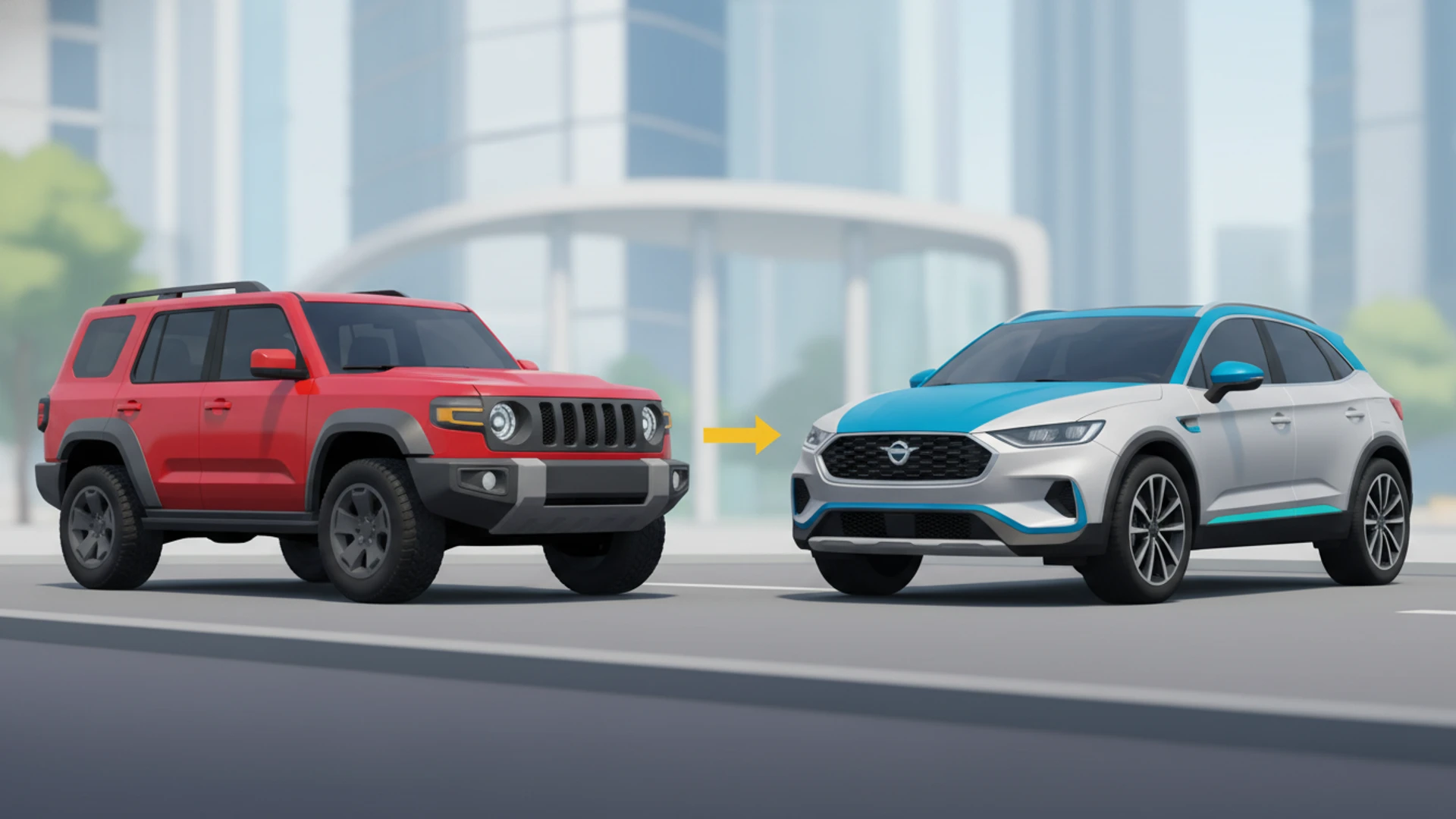 Comparativa entre SUV y crossover, destacando características y beneficios de cada tipo de vehículo.