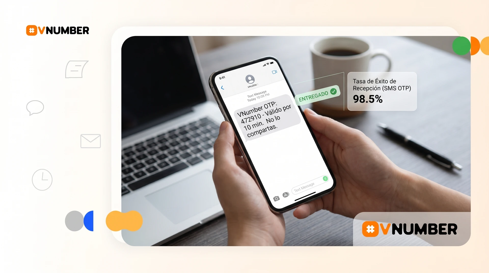 Tasa de éxito en recepción de SMS OTP como indicador clave para evaluar proveedores de números +91.