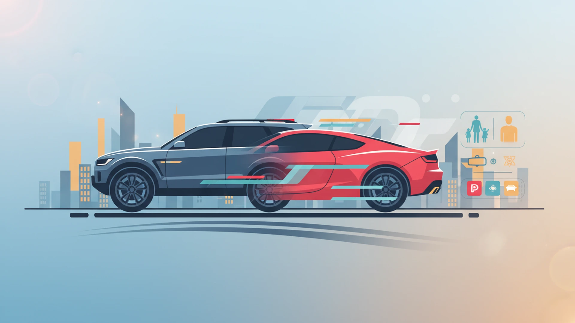 SUV coupé moderno en un entorno urbano, destacando su diseño elegante y deportivo para el artículo sobre su popularidad.