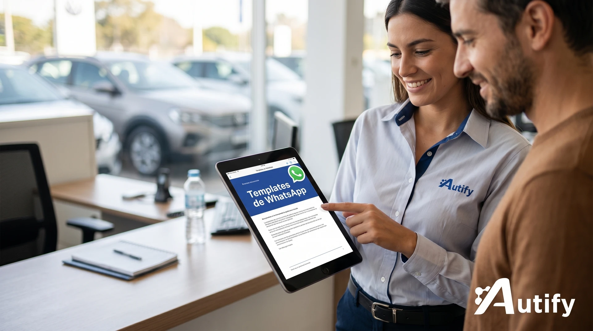 Plantilla de WhatsApp para concesionarias, incluyendo 25 mensajes descargables para venta de autos.