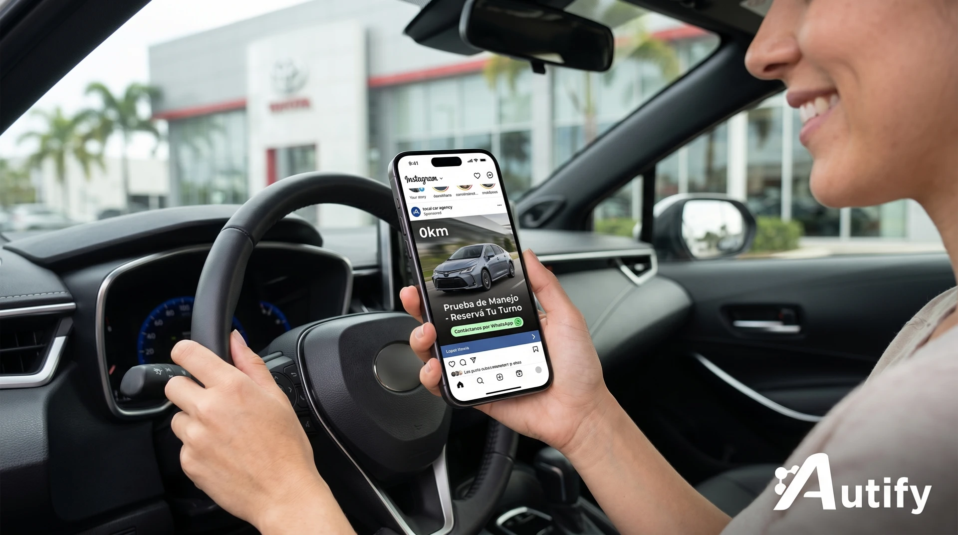 Portada del artículo sobre cómo Instagram Ads pueden aumentar pruebas de manejo en concesionarias de autos.