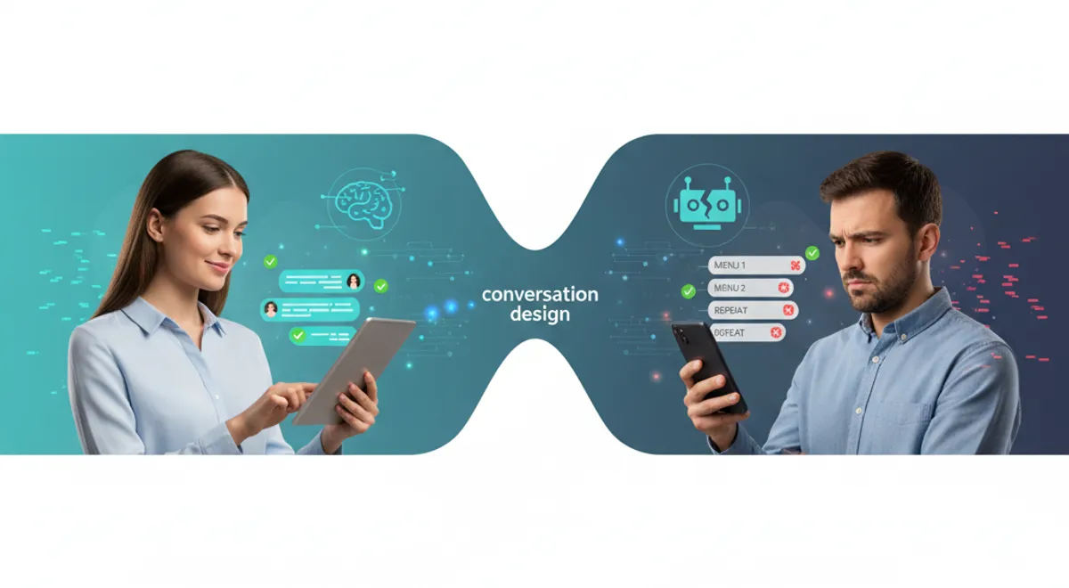 Bots de atención al cliente que retienen por empatía digital, contrastando con bots frustrantes y poco útiles.