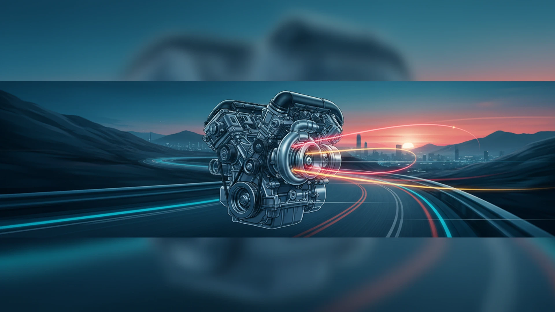 Motor turbo de FIAT en primer plano, mostrando su diseño y componentes, destacando ventajas y funcionamiento.