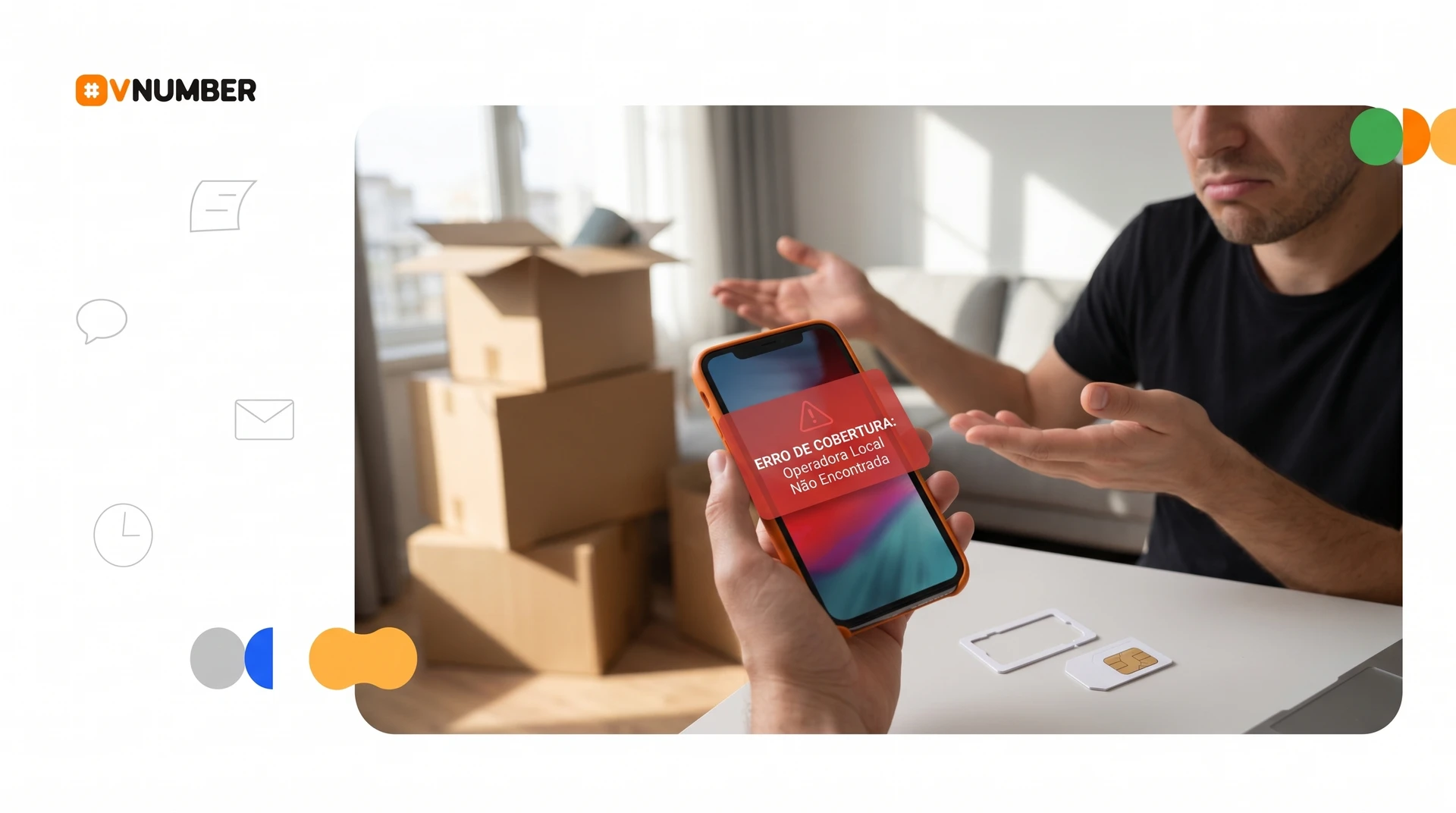 Número virtual: telefone real vinculado a uma região, funcionando sem chip físico e sem operadora local.