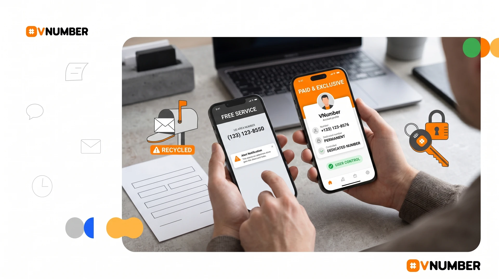 Los números gratuitos como TextNow ofrecen seguridad limitada, mientras que los servicios de pago garantizan control exclusivo.