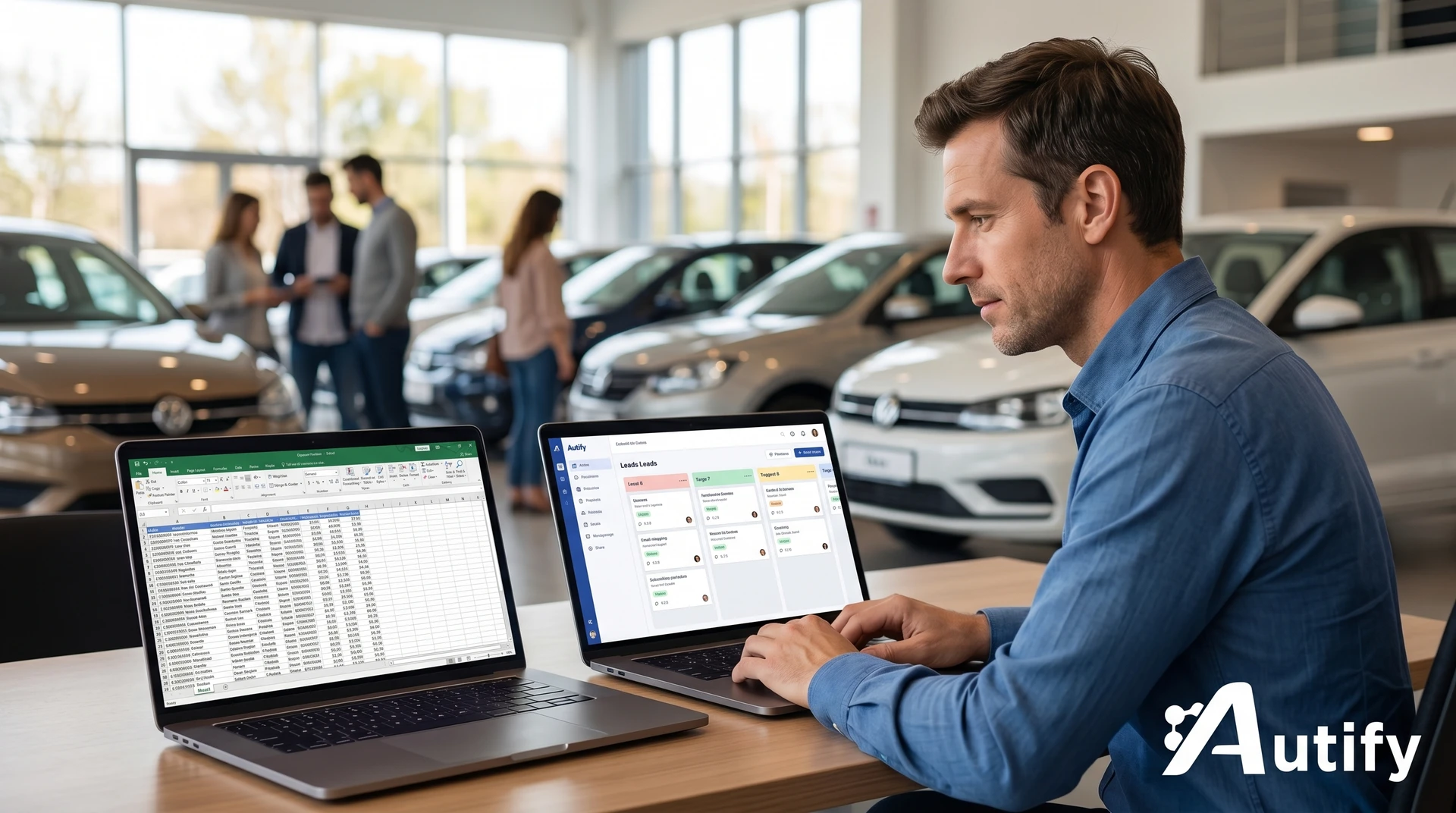Portada de artículo sobre la transición de Excel a un CRM para gestionar concesionarias eficazmente.
