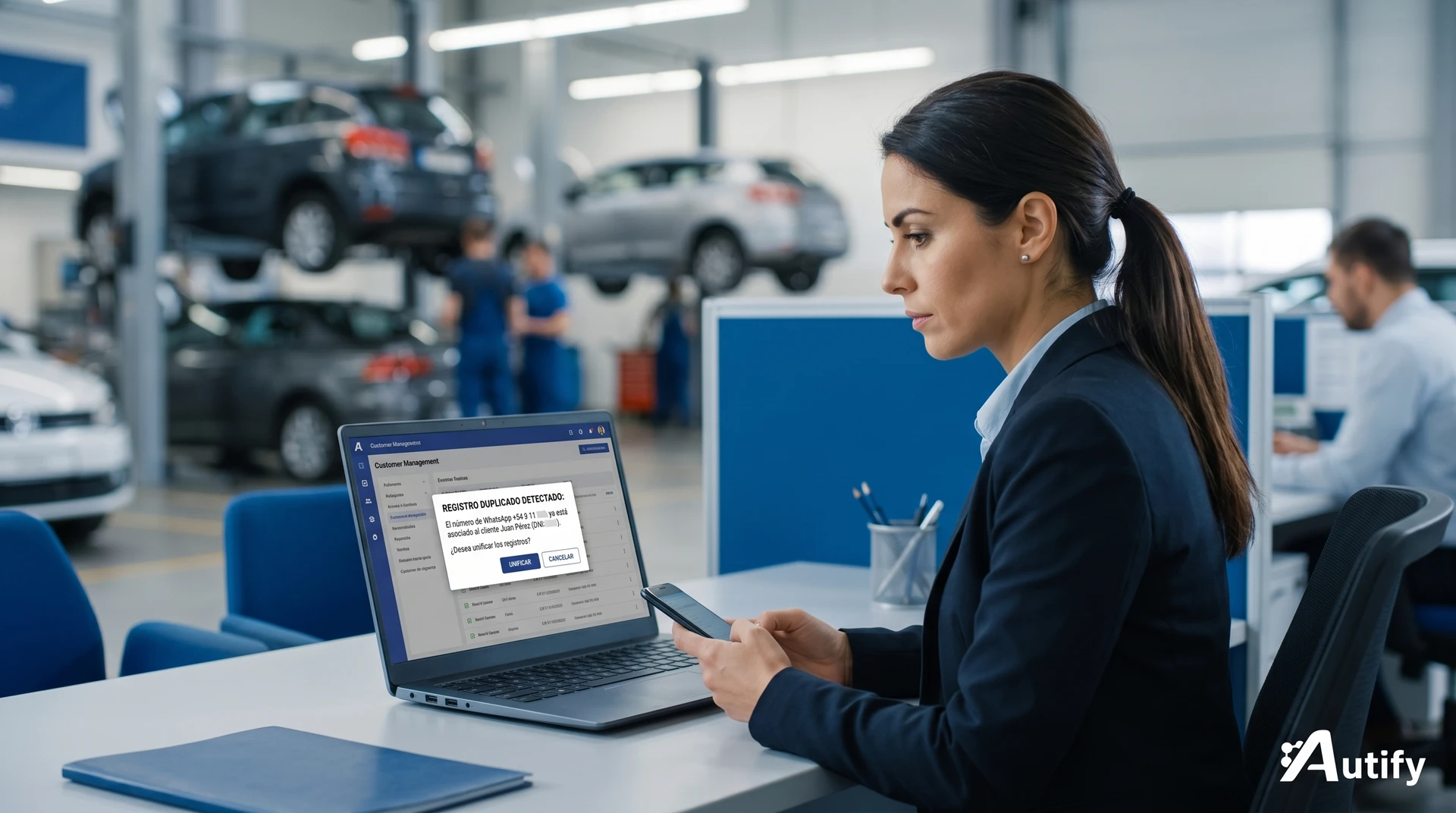 Consejos para evitar contactos duplicados de WhatsApp en concesionarias de autos.