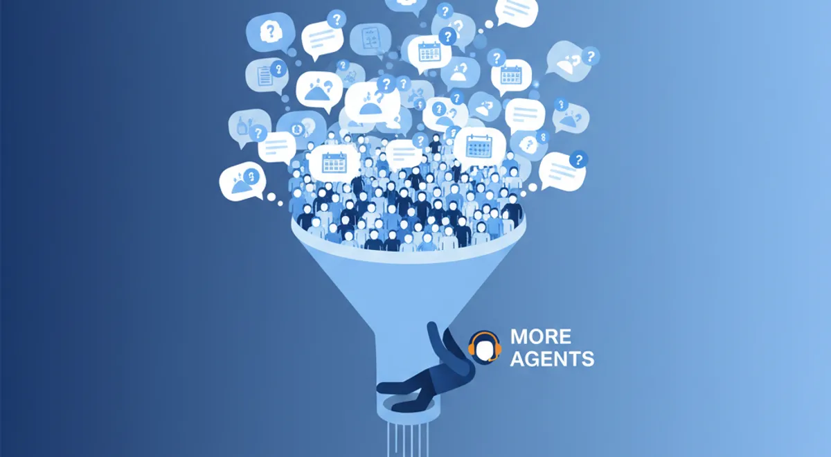 Resumen de un estudio sobre la ineficiencia en la gestión de consultas repetitivas en un municipio.