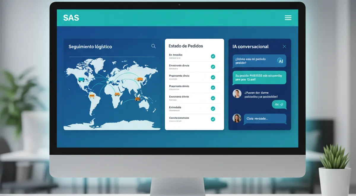 Seguimiento automatizado de pedidos con IA, mejorando la eficiencia logística y la atención al cliente.