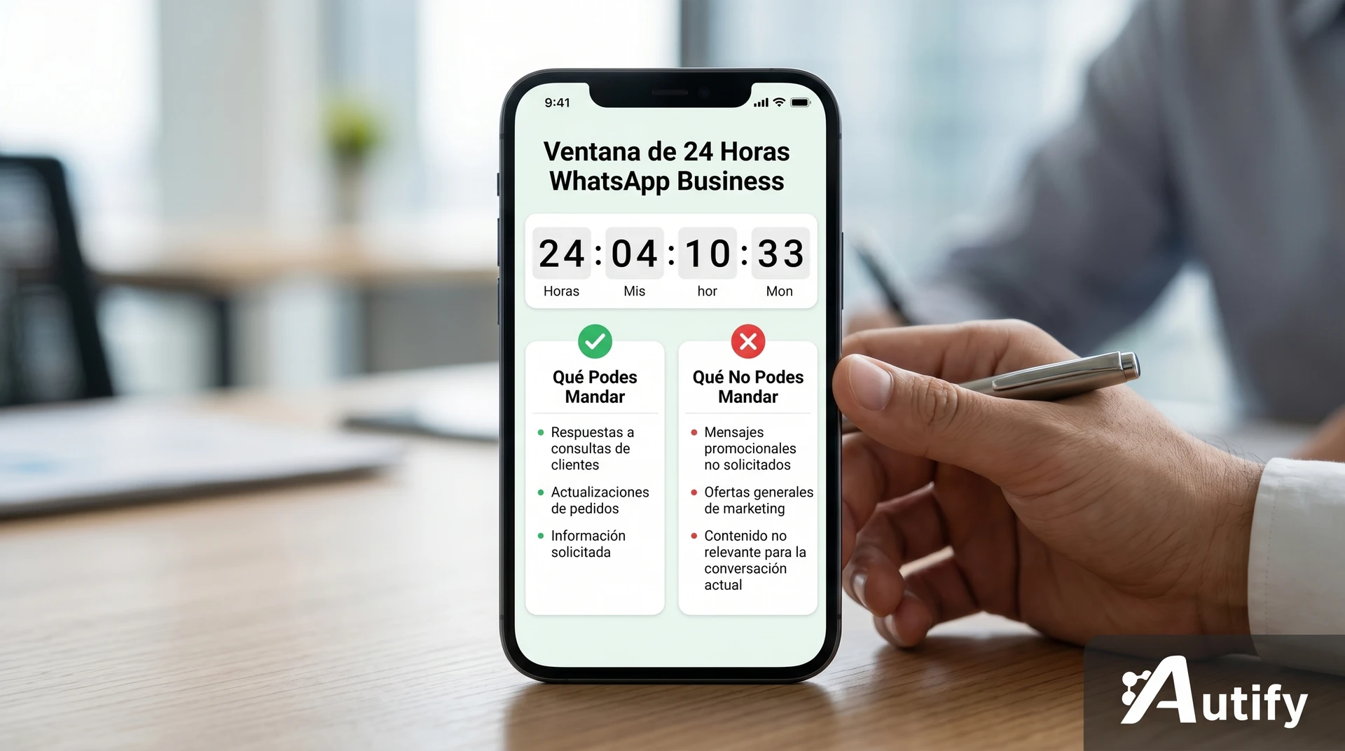 Ventana de 24 horas de WhatsApp Business: límites y posibilidades en la comunicación empresarial.