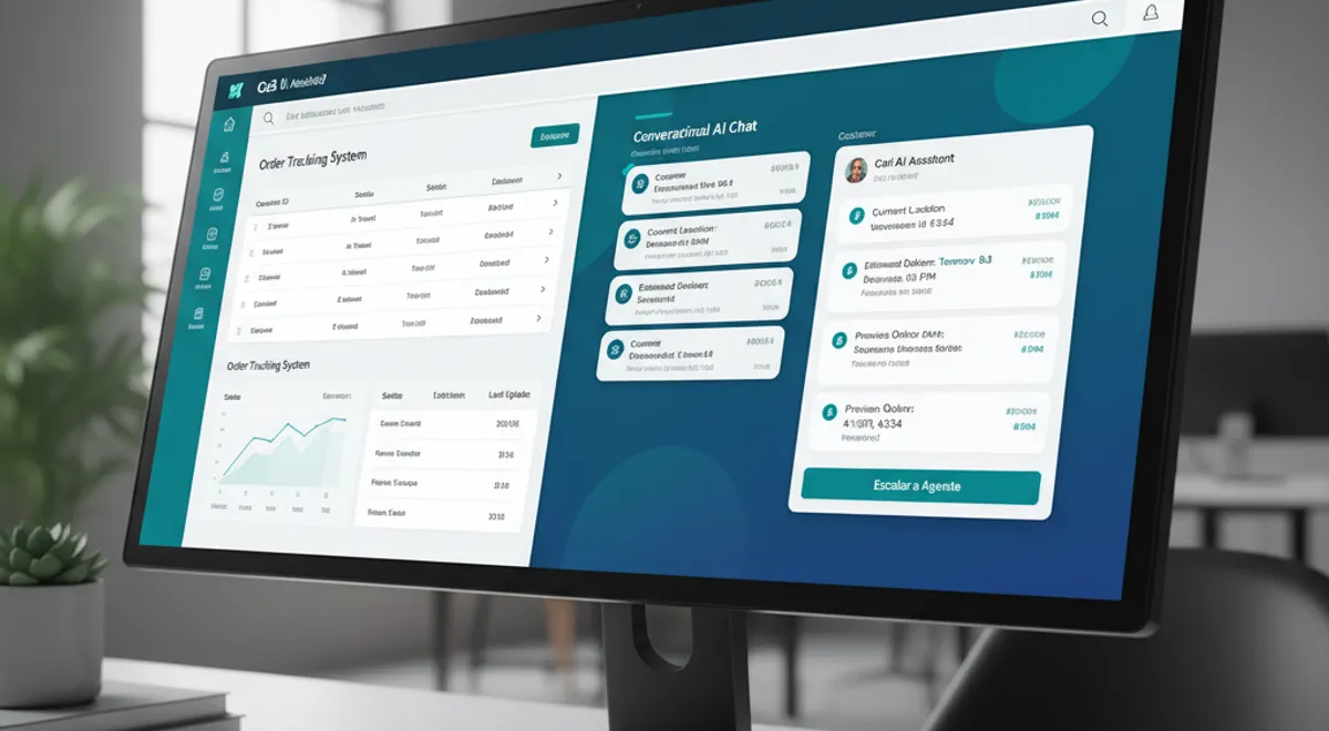 Respuesta automatizada eficaz gracias a una profunda integración con el sistema de rastreo, mejorando la experiencia del cliente.