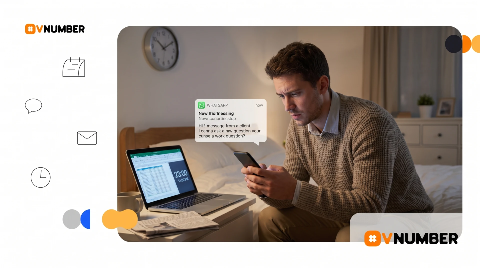 Mezclar números personales y comerciales afecta la privacidad y la credibilidad profesional del emprendedor.